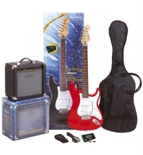 Cruser Krafter Elektro Gitar Paket Siyah ST-120LG/BK
